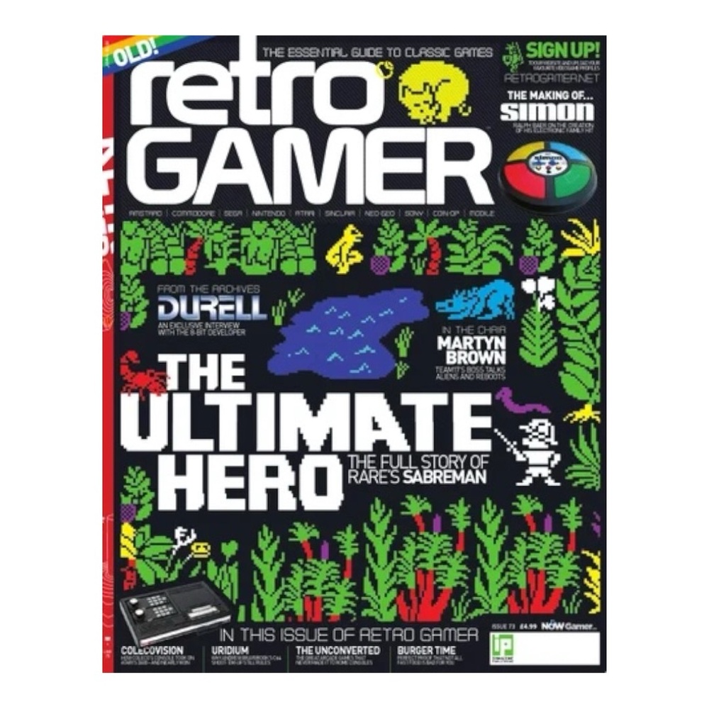 ISSUE 73 RETRO GAMER MAGAZINE THE ULTIMATE HERO - PRE-OWNED CONDITION